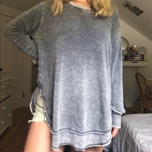 oversized long sleeve tee